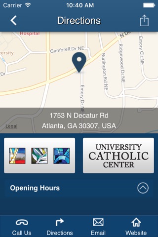 Emory University Catholic Center screenshot 3