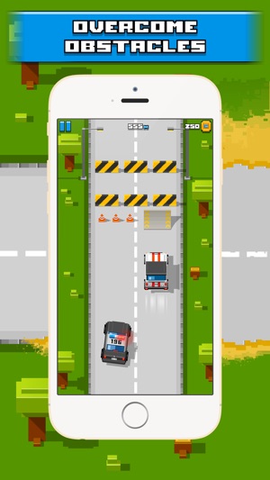 Speedy Road - endless 8-bit race(圖1)-速報App