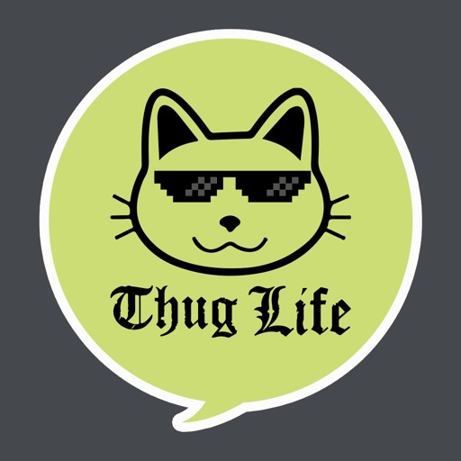 ThugLife Stickers for iMessage iOS App