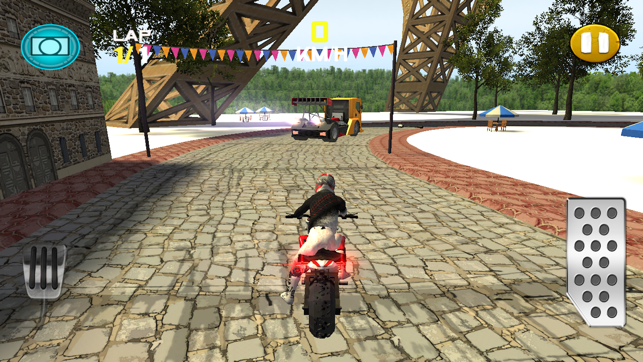 Paris Bike Stunt Action Racing Game: Speed Driving(圖2)-速報App