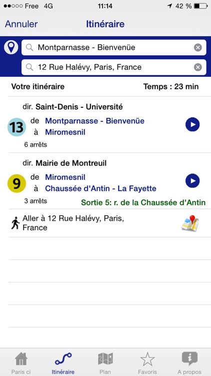 Paris ci la sortie du Métro - Exit Strategy Paris