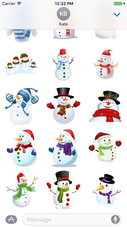 Snowman Stickers Pack