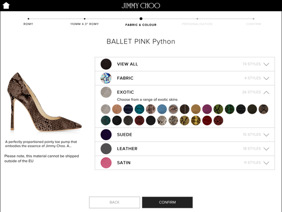 Screenshot #6 pour Jimmy Choo - Made to Order