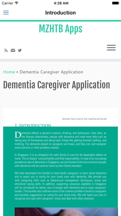 Dementia Caregiver Application v2