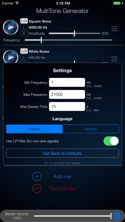 MultiTone Generator PRO screenshot-4