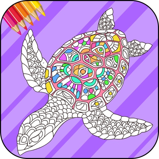 Animal Mandalas Coloring Book icon