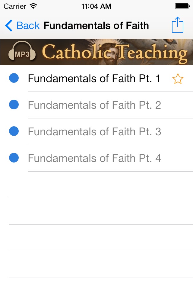Audio Catholic Teaching screenshot 2