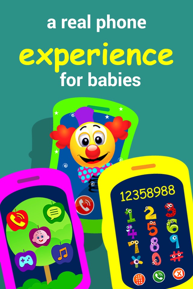 Fun phone toy for kids,  Play phone for toddlers with musical baby games screenshot 2