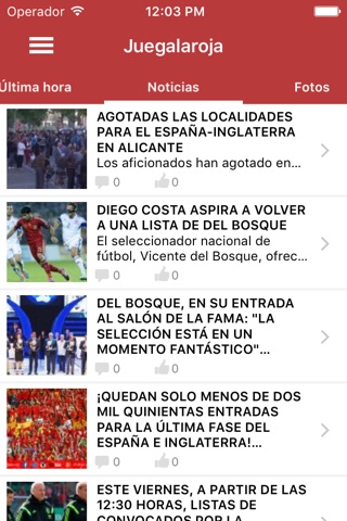 Juegalaroja - "para fans de la Selección Española" screenshot 2