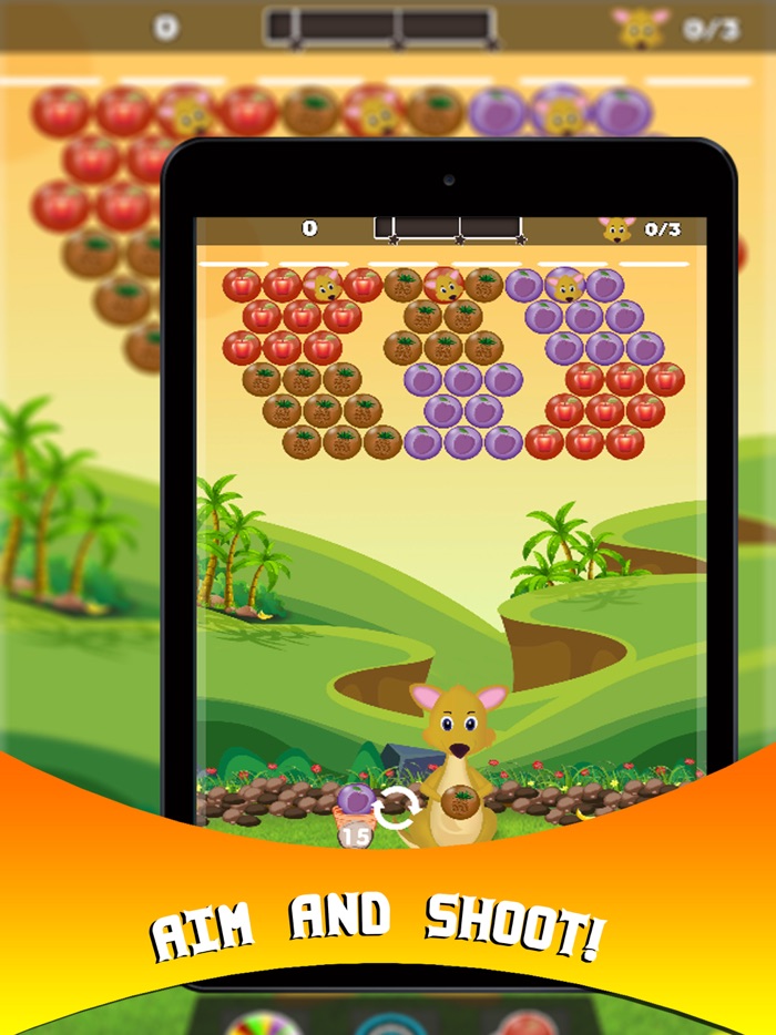 Kangaroo Pop Shooter Blast