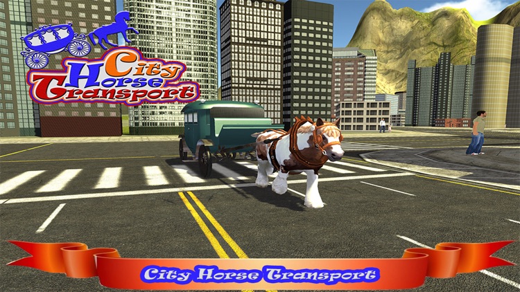 Horse Carriage City Transport Simulator 2016 screenshot-0