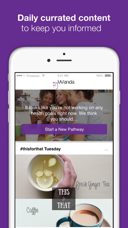 myWanda - Women’s Heart Health and Lifestyle Guide