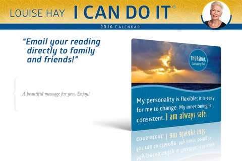 I Can Do It 2016 Calendar - Louise Hay screenshot 3