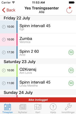 YES Trening - náhled