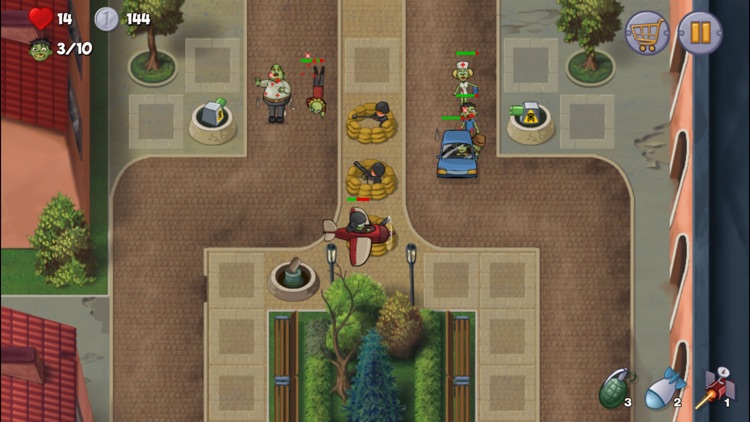 Zombie Town Defense screenshot-3