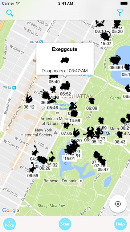 Poke Map - Real Map for Pokemon GO by Kien Nguyen