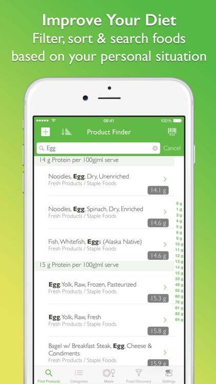 CalorieGuide Food Nutrition Facts Calculator for Fresh Produce & Healthy Diet Living screenshot-4