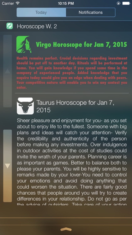 Horoscope Widget