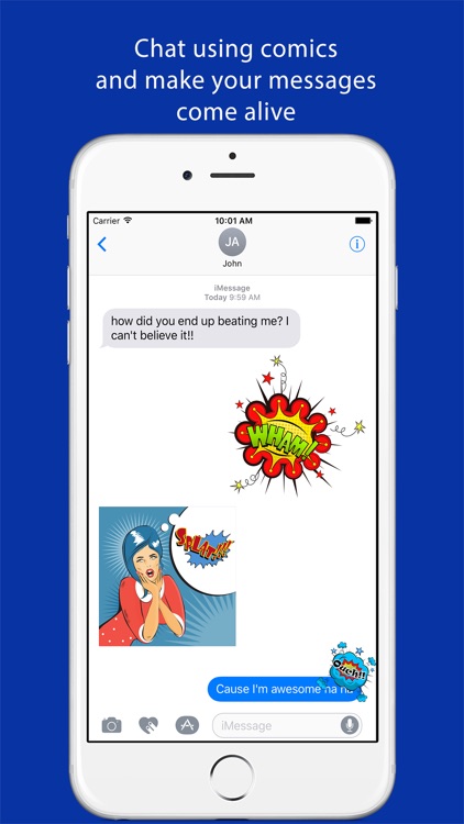 Comic Stickers - Sticker Pack For iMessage