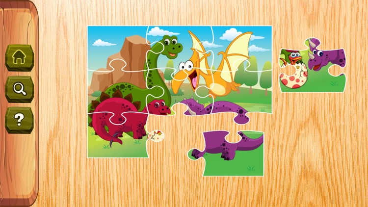 Dinosaur Jigsaw Puzzle - Magic Board Fun for Kids screenshot-4