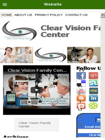 Clear Vision Family Center screenshot 3