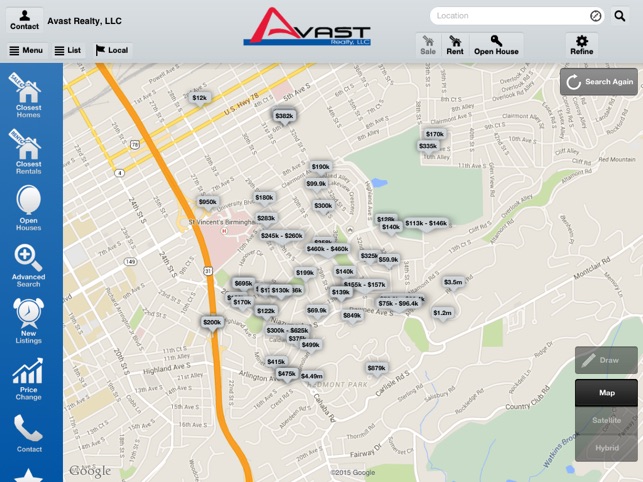 Avast Realty for iPad