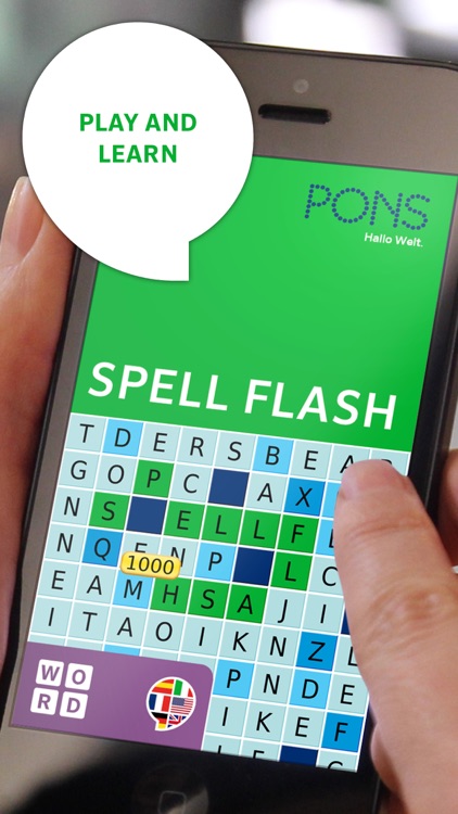 PONS SpellFlash – the language game for English, Spanish, French, Italian and German screenshot-0