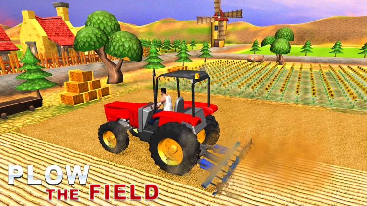 Forage Plow Farming Harvester - Farming Simulator Game.