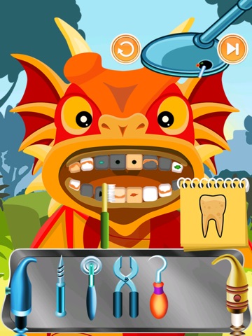 Ребенок Дракона Стоматолог Макияж Про - виртуальных зубов операция игра для iPad