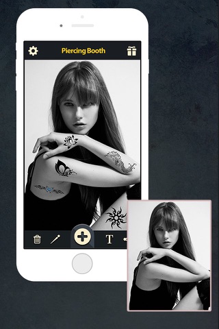Tattoo Piercing Booth - Virtual Body Inked Art Photo Editor screenshot 2