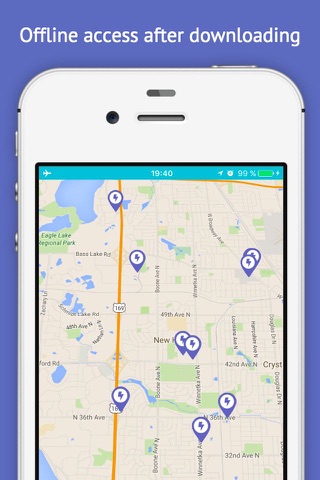 Розетки офлайн на карте - заряди свой телефон screenshot 2
