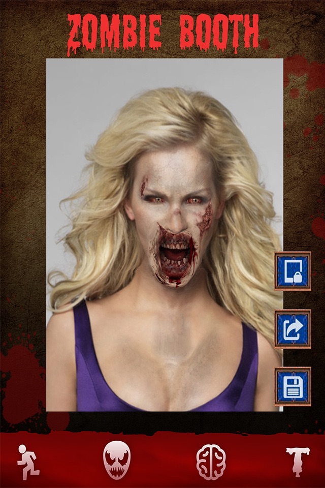 Zombie Games - Face Makeup Cam screenshot 4