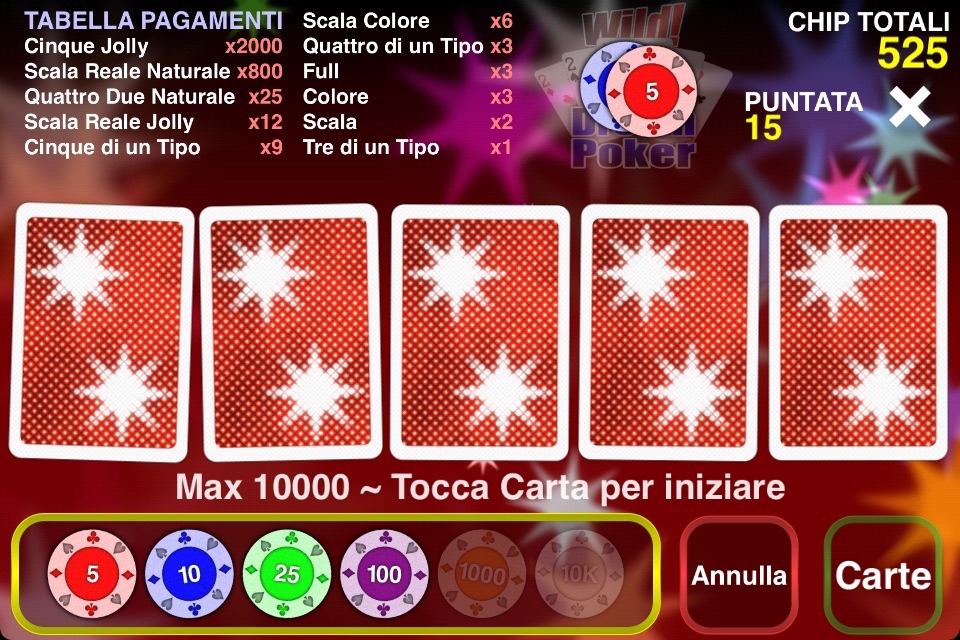 Wild Dream Poker - Deuces Wild screenshot 2