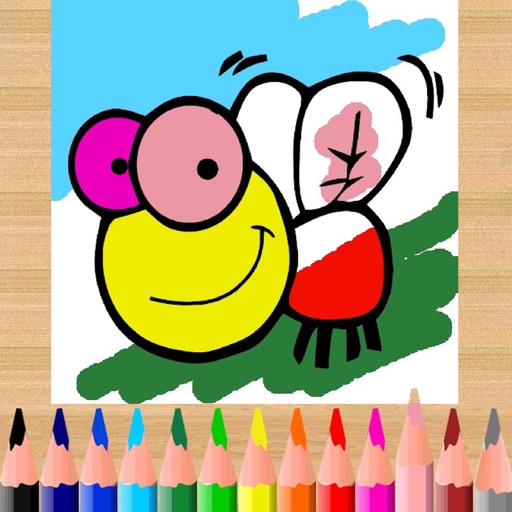 Magic paint - Kids coloring book iOS App