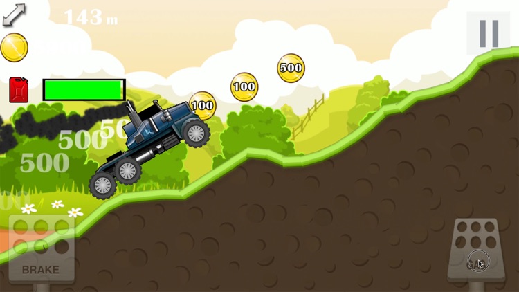 Monster Hill Truck  - car Racing free game screenshot-4