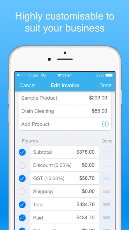 invoice maker Pro - Create invoices on the go