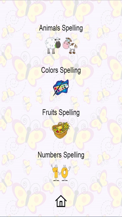 Spelling Word for Kindergarten - English Letters Vocabulary