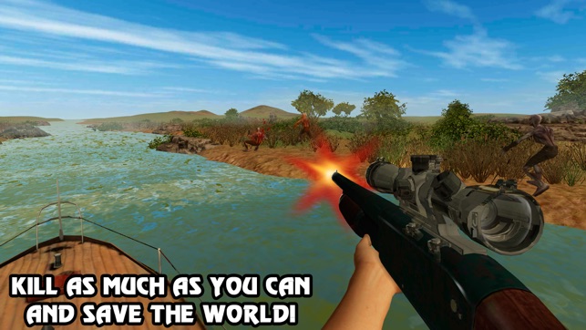 Zombie Hunting: Boat Safari 3D Full(圖4)-速報App