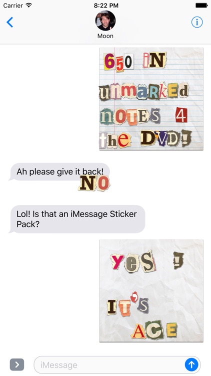 Ransom Note Stickers