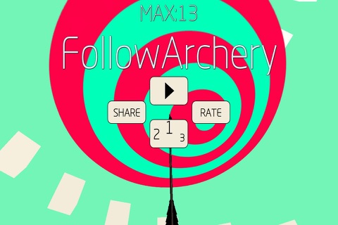 FollowArchery-3d Arrow Shooting Target Aim Archery Game FREE screenshot 4