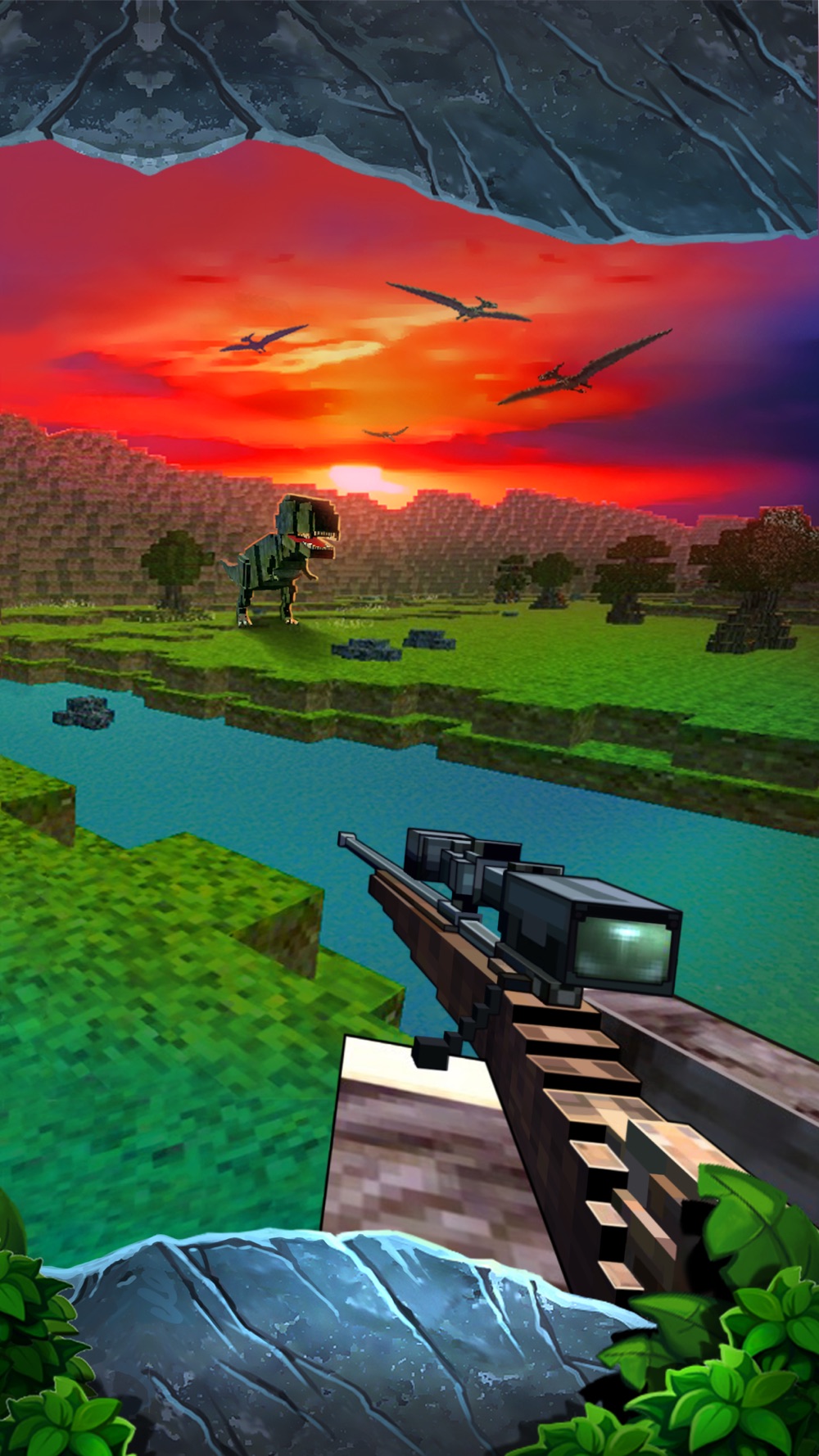 Wild Dino-saur Hunt-ing Survival Pixel hack tool
