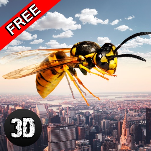 City Wasp Life Simulator 3D Icon