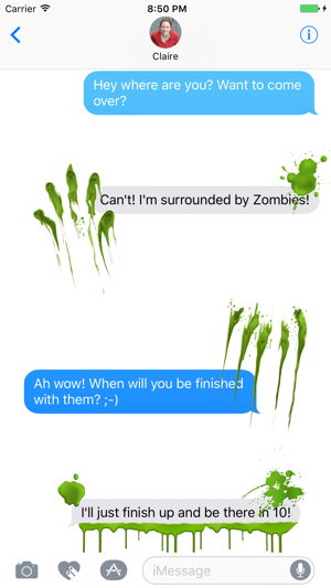 Zombie Slime Stickers(圖1)-速報App