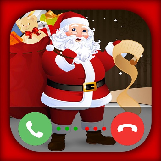 Santa Claus Calling You Icon
