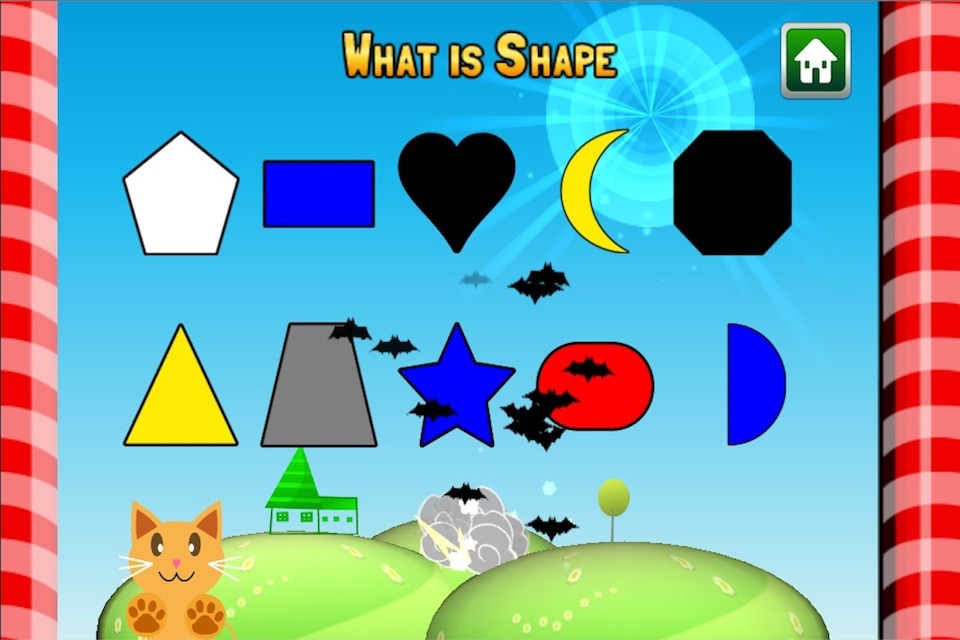QCat - toddler shape educational game (free) screenshot 2