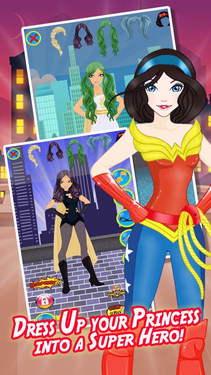 Wonder Supergirl Super Hero Games for Girls