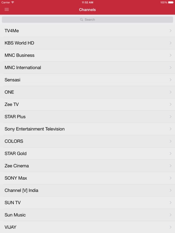 Singaporean Television Free for iPad