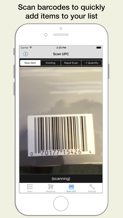Pantry Manager: Shopping list and grocery management