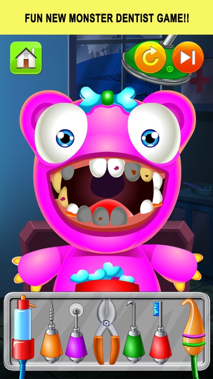 Monster Dentist Doctor Shave - Kid Games Free