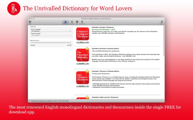 Chambers English Dictionary and Thesaurus(圖1)-速報App